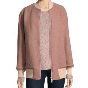 Rag & Bone Wool Oversized Bomber Jacket Size Small Petite - Like New!